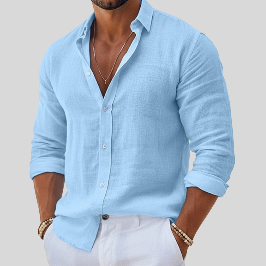 Liam | Casual Linen Shirt
